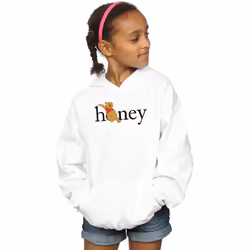Disney - Sweat à capuche - Fille (Blanc)