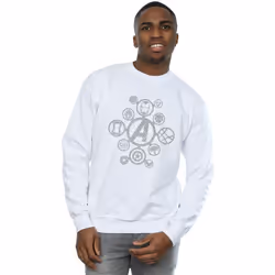 Marvel - Sweat AVENGERS INFINITY WAR - Homme (Blanc)