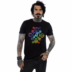 Marvel - T-shirt AVENGERS INFINITY WAR - Homme (Noir)
