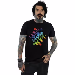 Marvel - T-shirt AVENGERS INFINITY WAR - Homme (Noir)