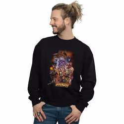 Marvel - Sweat AVENGERS INFINITY WAR - Homme (Noir)