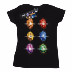 Marvel - T-shirt AVENGERS INFINITY WAR INFINITY STONES - Femme (Noir)