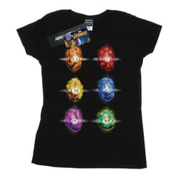Marvel - T-shirt AVENGERS INFINITY WAR INFINITY STONES - Femme (Noir)