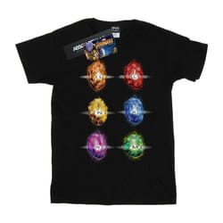 Marvel - T-shirt AVENGERS INFINITY WAR INFINITY STONES - Femme (Noir)