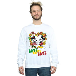 Disney - Sweat HIPPIE LOVE - Homme (Blanc)