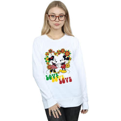 Disney - Sweat HIPPIE LOVE - Femme (Blanc)