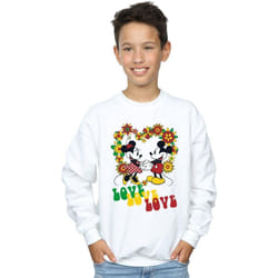 Disney - Sweat HIPPIE LOVE - Garçon (Blanc)