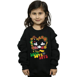 Disney - Sweat HIPPIE LOVE - Fille (Noir)