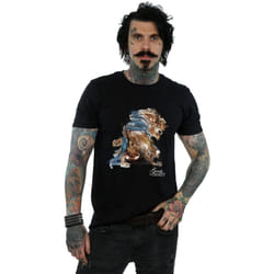 Disney - T-shirt BEAUTY AND THE BEAST - Homme (Noir)