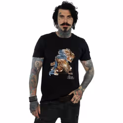 Disney - T-shirt BEAUTY AND THE BEAST - Homme (Noir)