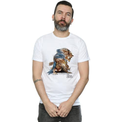 Disney - T-shirt BEAUTY AND THE BEAST - Homme (Blanc)