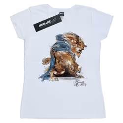 Disney - T-shirt BEAUTY AND THE BEAST - Femme (Blanc)
