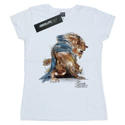 Disney - T-shirt BEAUTY AND THE BEAST - Femme (Blanc)