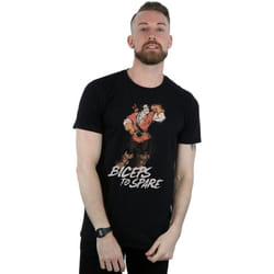 Disney - T-shirt BEAUTY AND THE BEAST BICEPS TO SPARE - Homme (Noir)
