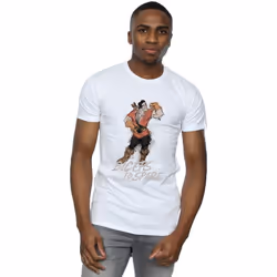 Disney - T-shirt BEAUTY AND THE BEAST BICEPS TO SPARE - Homme (Blanc)