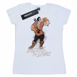 Disney - T-shirt BEAUTY AND THE BEAST BICEPS TO SPARE - Femme (Blanc)