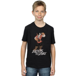 Disney - T-shirt BEAUTY AND THE BEAST BICEPS TO SPARE - Garçon (Noir)