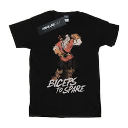 Disney - T-shirt BEAUTY AND THE BEAST BICEPS TO SPARE - Fille (Noir)