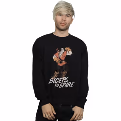 Disney - Sweat BEAUTY AND THE BEAST BICEPS TO SPARE - Homme (Noir)
