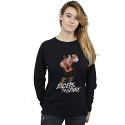 Disney - Sweat BEAUTY AND THE BEAST BICEPS TO SPARE - Femme (Noir)