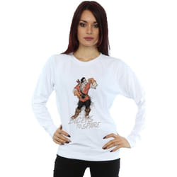 Disney - Sweat BEAUTY AND THE BEAST BICEPS TO SPARE - Femme (Blanc)