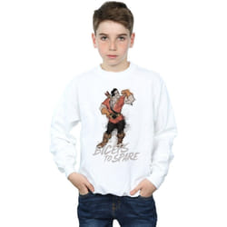 Disney - Sweat BEAUTY AND THE BEAST BICEPS TO SPARE - Garçon (Blanc)