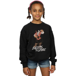 Disney - Sweat BEAUTY AND THE BEAST BICEPS TO SPARE - Fille (Noir)