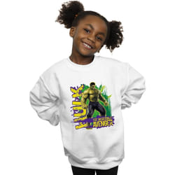 Marvel - Sweat AVENGERS INCREDIBLE AVENGER - Fille (Blanc)