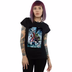 Marvel - T-shirt AVENGERS - Femme (Noir)
