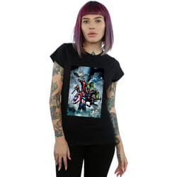 Marvel - T-shirt AVENGERS - Femme (Noir)