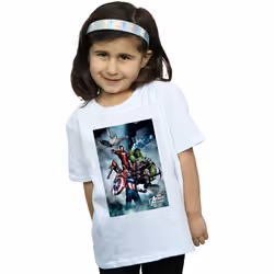 Marvel - T-shirt AVENGERS - Fille (Blanc)