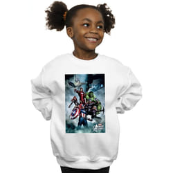 Marvel - Sweat AVENGERS - Fille (Blanc)
