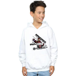 Marvel - Sweat à capuche AVENGERS ARMOURED AVENGER - Garçon (Blanc)