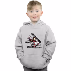 Marvel - Sweat à capuche AVENGERS ARMOURED AVENGER - Garçon (Gris chiné)