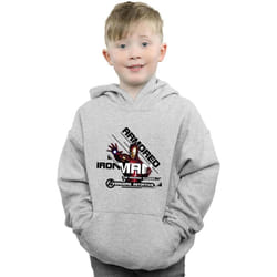 Marvel - Sweat à capuche AVENGERS ARMOURED AVENGER - Garçon (Gris chiné)