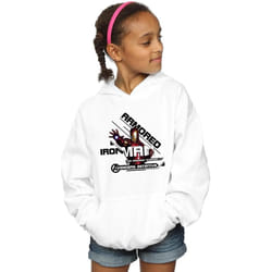 Marvel - Sweat à capuche AVENGERS ARMOURED AVENGER - Fille (Blanc)