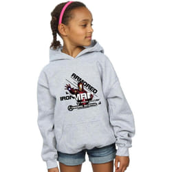 Marvel - Sweat à capuche AVENGERS ARMOURED AVENGER - Fille (Gris chiné)
