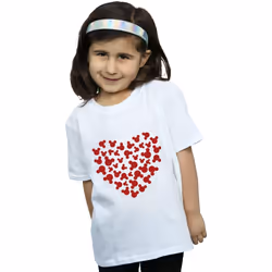 Disney - T-shirt - Fille (Blanc)