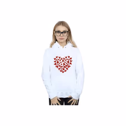 Disney - Sweat à capuche - Fille (Blanc)