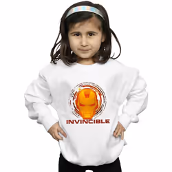 Marvel - Sweat AVENGERS INVINCIBLE - Fille (Blanc)