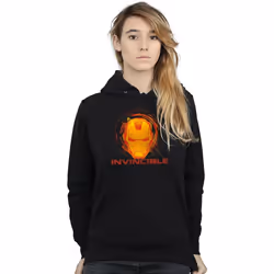 Marvel - Sweat à capuche AVENGERS INVINCIBLE - Femme (Noir)