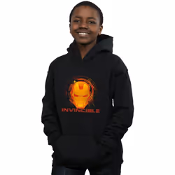 Marvel - Sweat à capuche AVENGERS INVINCIBLE - Garçon (Noir)