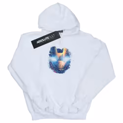 Marvel - Sweat à capuche AVENGERS HEAD - Homme (Blanc)