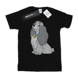Disney - T-shirt LADY AND THE TRAMP - Femme (Noir)