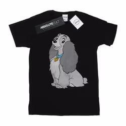 Disney - T-shirt LADY AND THE TRAMP - Femme (Noir)