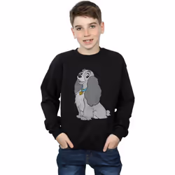Disney - Sweat LADY AND THE TRAMP - Garçon (Noir)