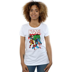 Marvel - T-shirt - Femme (Blanc)