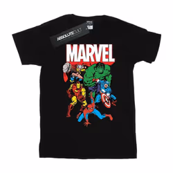 Marvel - T-shirt HERO GROUP - Femme (Noir)