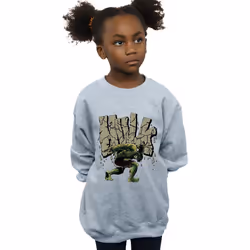 Marvel - Sweat - Fille (Gris chiné)