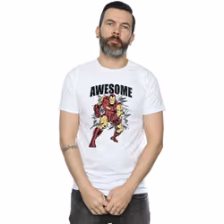 Marvel - T-shirt AWESOME - Homme (Blanc)